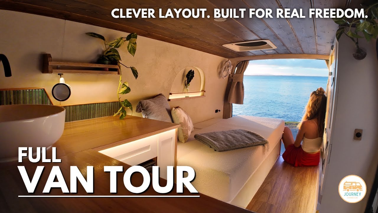 Full Van Tour - The BEST Toyota Hiace van conversion layout!
