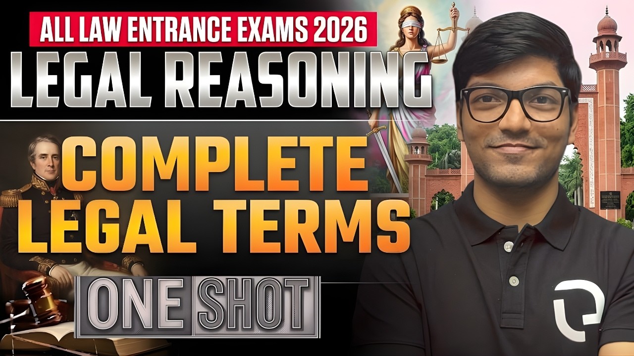 Complete Legal Terms for Law Entrance Exams | JMI, AMU, OLETs