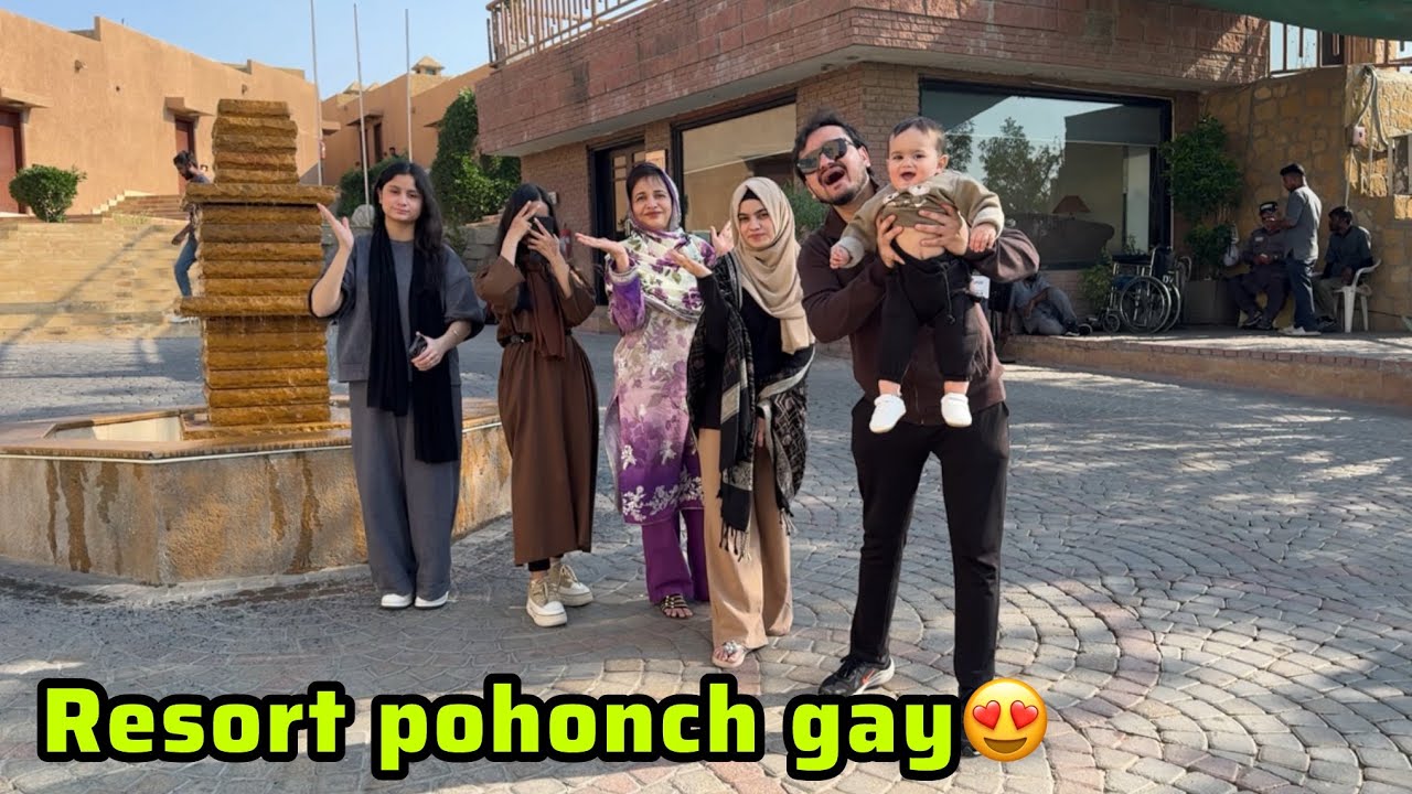 Mama or fariha ko bhi apny sath mini trip par lekar aagay😍fun picnic start😂