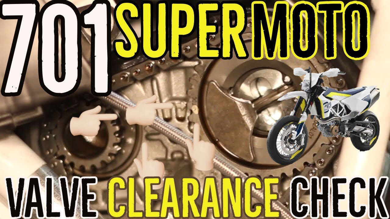 2017 Husqvarna 701 Supermoto Valve Clearance Check