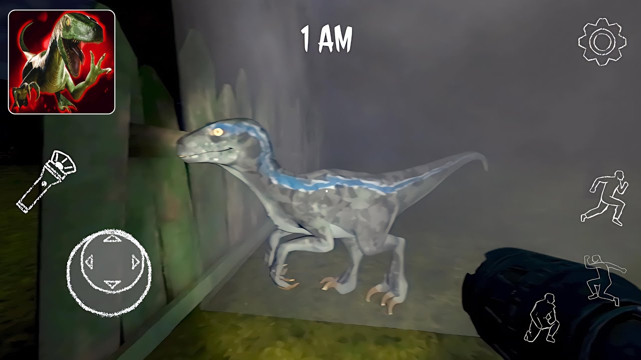 Jurassic Horror Game Dino Hunt - Night 5 Gameplay