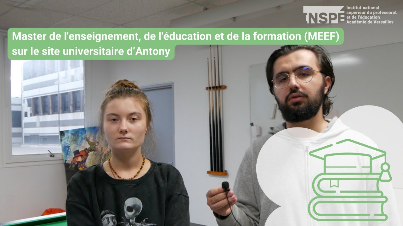 Le site universitaire d'Antony accueille les étudiants en master MEEF 1er degré