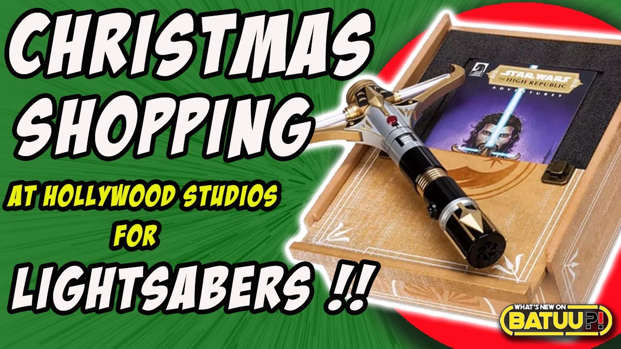 CHRISTMAS SHOPPING FOR LIGHTSABERS at Disney's Hollywood Studios & Galaxy's Edge + In Stock Update !
