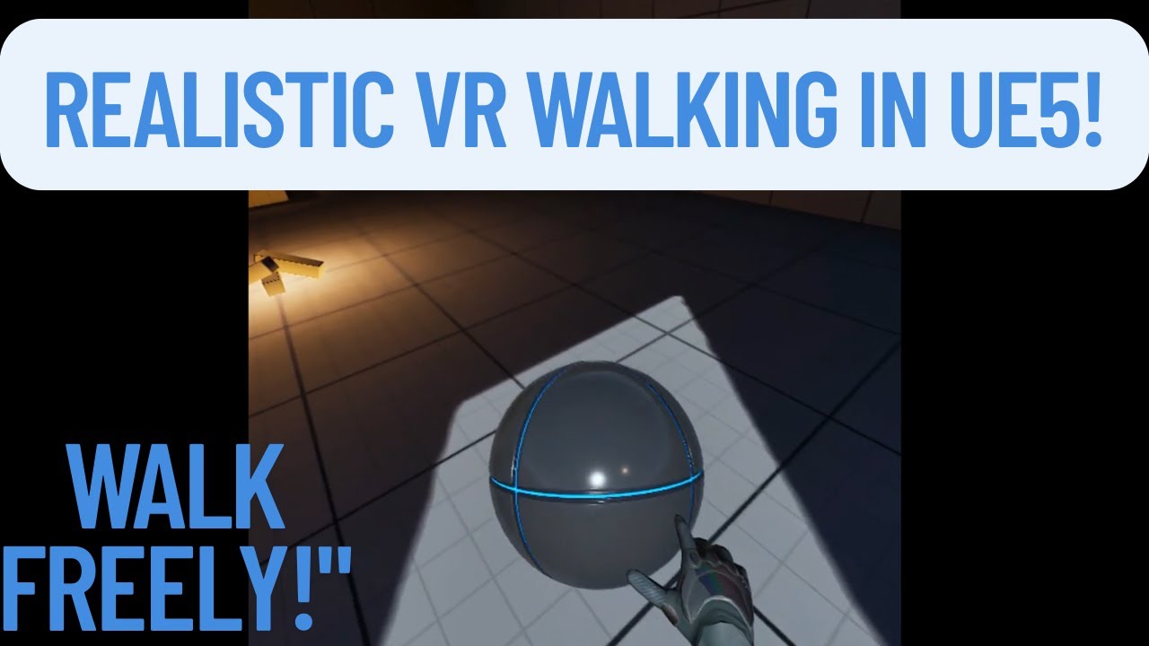Realistic Walking System in VR using Unreal Engine 5 | Locomotion | Meta Quest 3