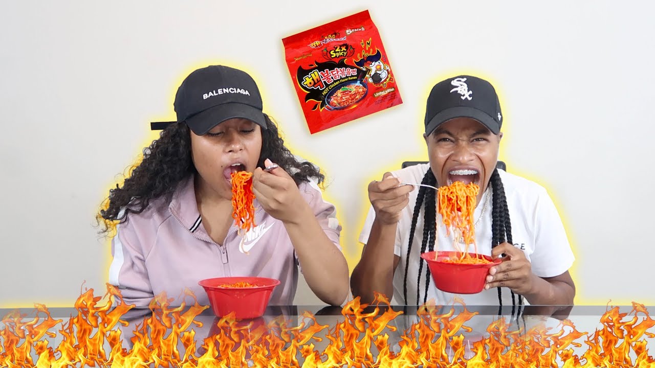 NUCLEAR FIRE NOODLE CHALLENGE!!!