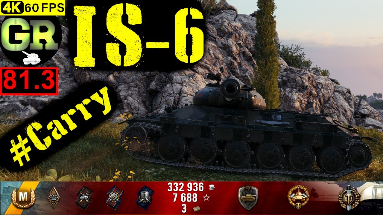 81_World of Tanks IS-6 WoT Replay - 7 Kills 6.2K DMG(Patch 1.5.0)