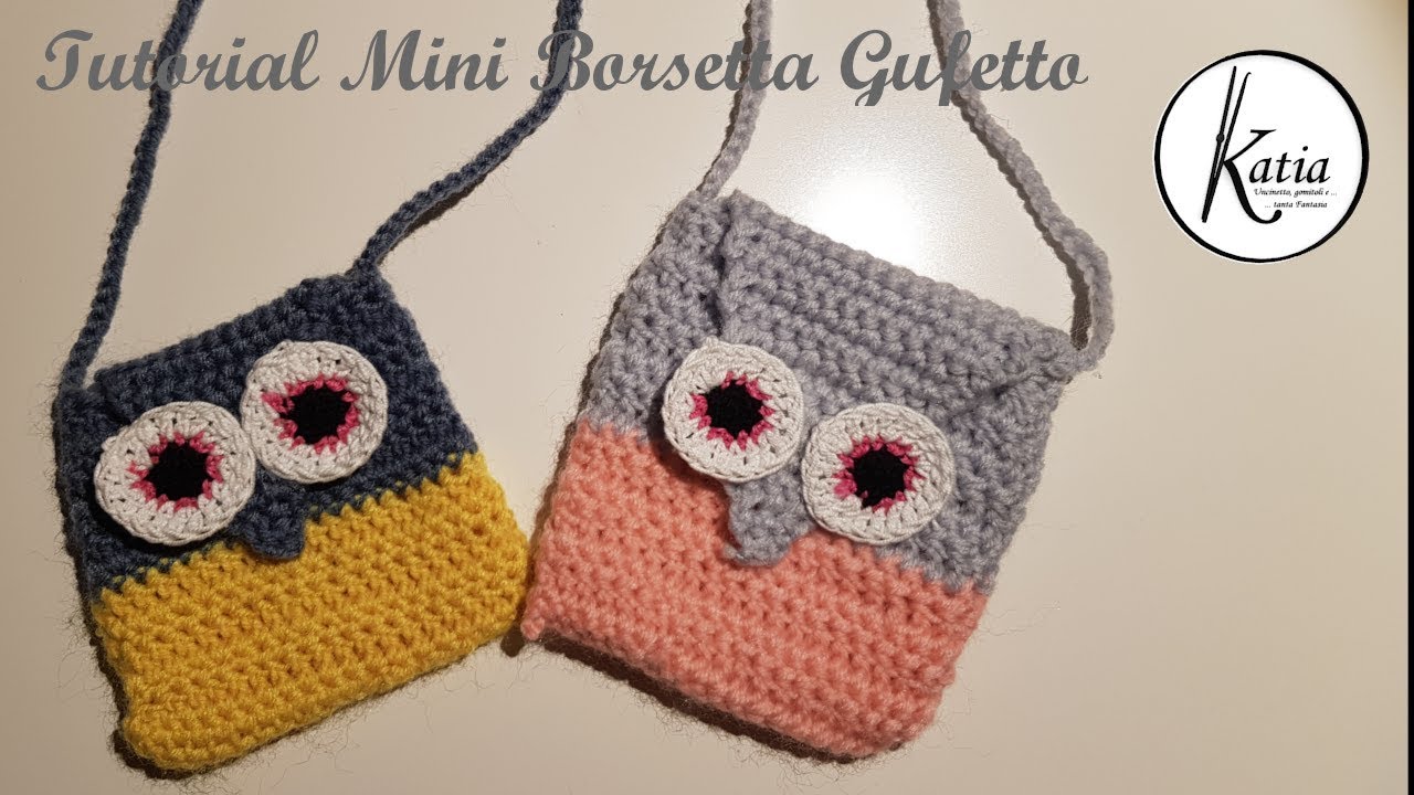 Tutorial uncinetto mini borsetta bambina