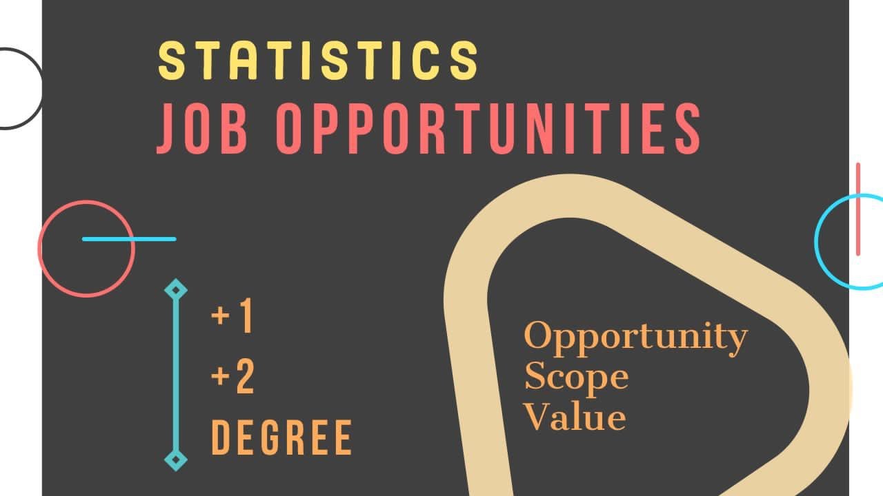 Statistics job opportunities | scope | course | Institutions | data science | data analyst