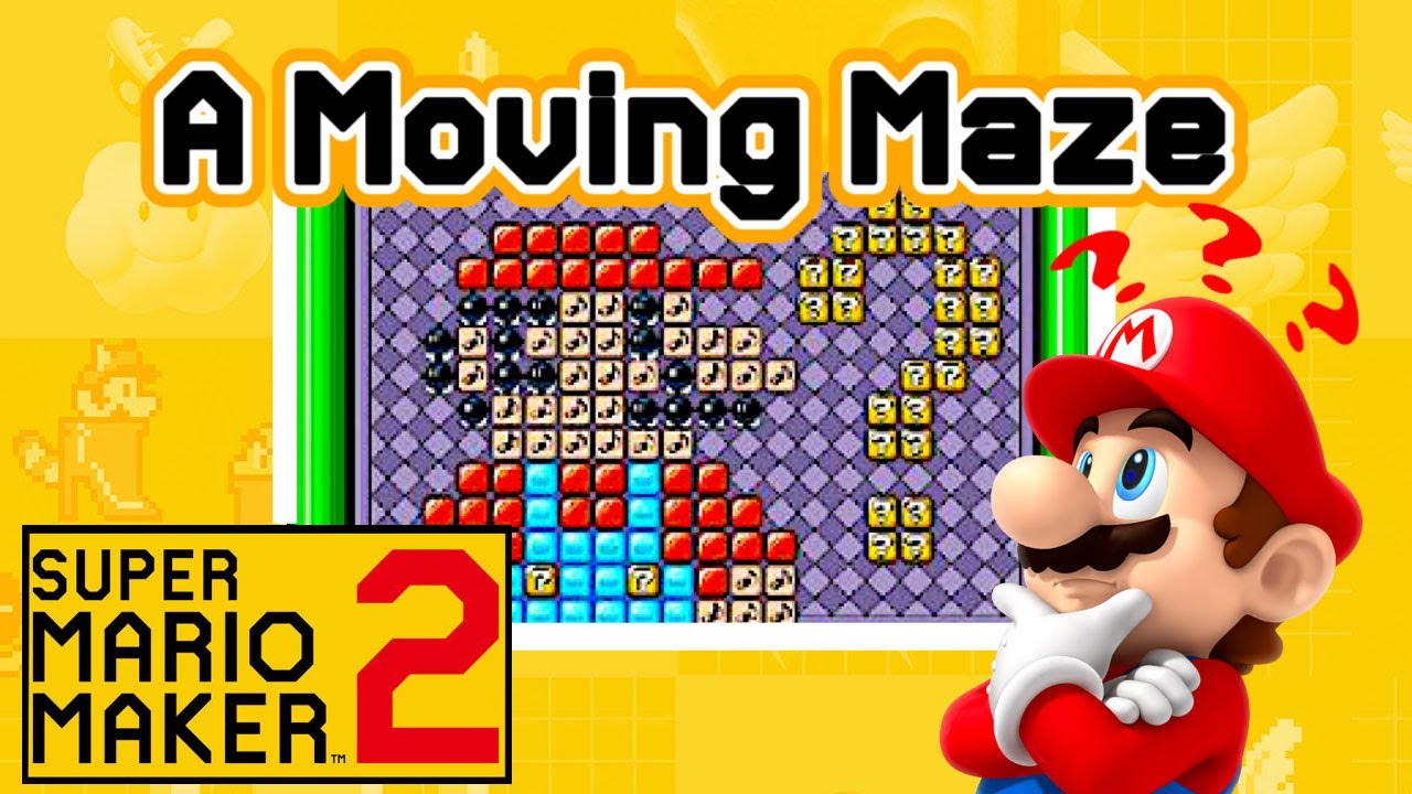 A Moving Maze That Makes No Sense! - Super Mario Maker 2