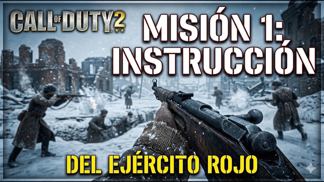 Call of Duty 2 - Misión 1: Instrucción del Ejército Rojo (Gameplay Español HD)