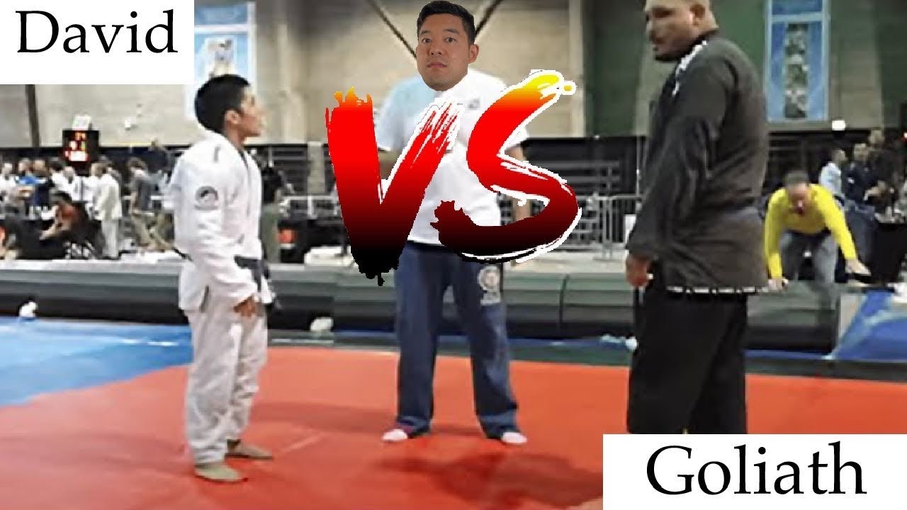 Rooster Weight Submits Heavy Weight In An Intense Jiu-Jitsu Match | David Vs Goliath BJJ Breakdown