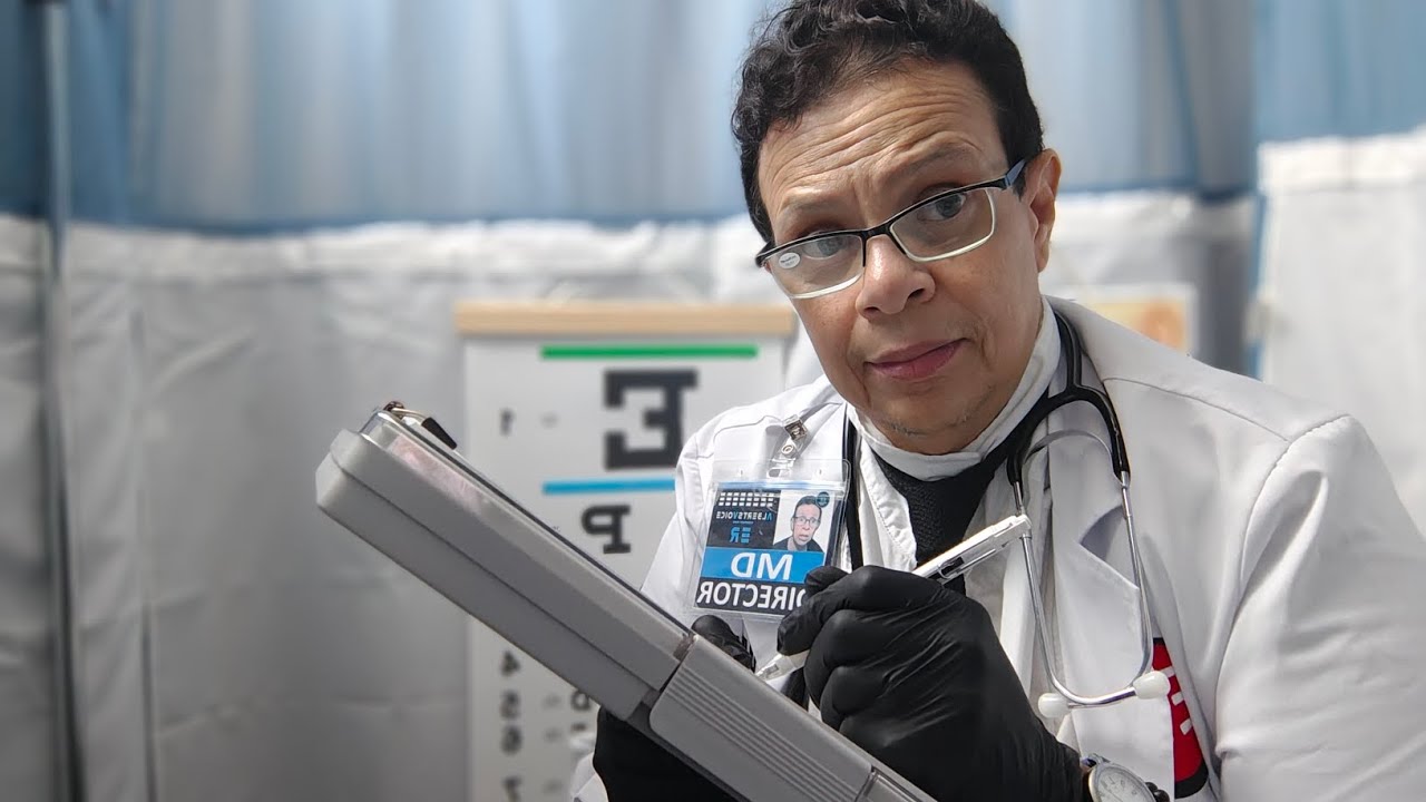 ⭐ASMR Director Cranial Nerve Exam Roleplay | Very Tingly Detailed 🥼🩺 🇺🇸