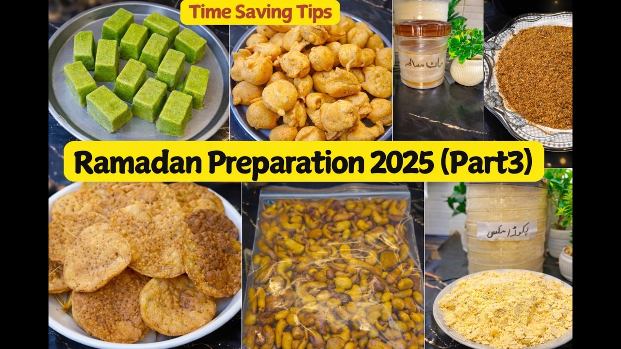 Ramadan Food Preparation 2026 🌙 | Smart Time-Saving Tips & Delicious Ramadan Recipes