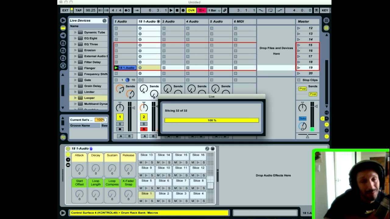 Slice Audio to Midi tutorial in Ableton Live w/ Nicoluminous