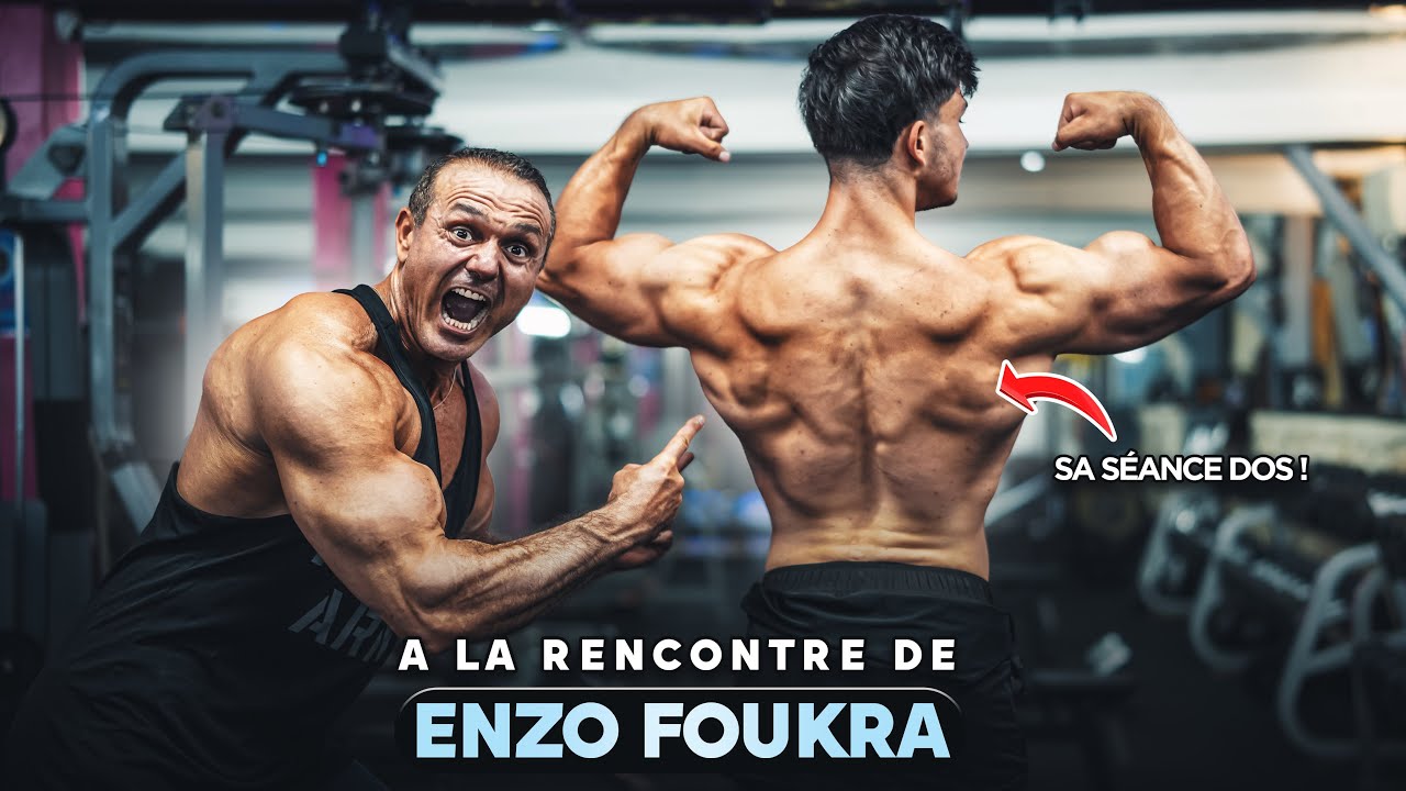 JE M’ENTRAÎNE AVEC ENZO FOUKRA SUR SA SÉANCE DOS (à 49 ans il est encore monstrueux..)