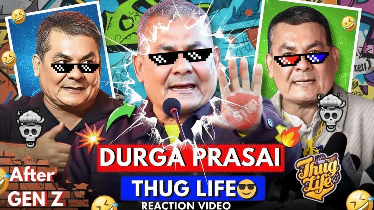 Durga Prasai को बबाल Thug Life Moments | Gen Z Reaction Video 💥🇳🇵🔥