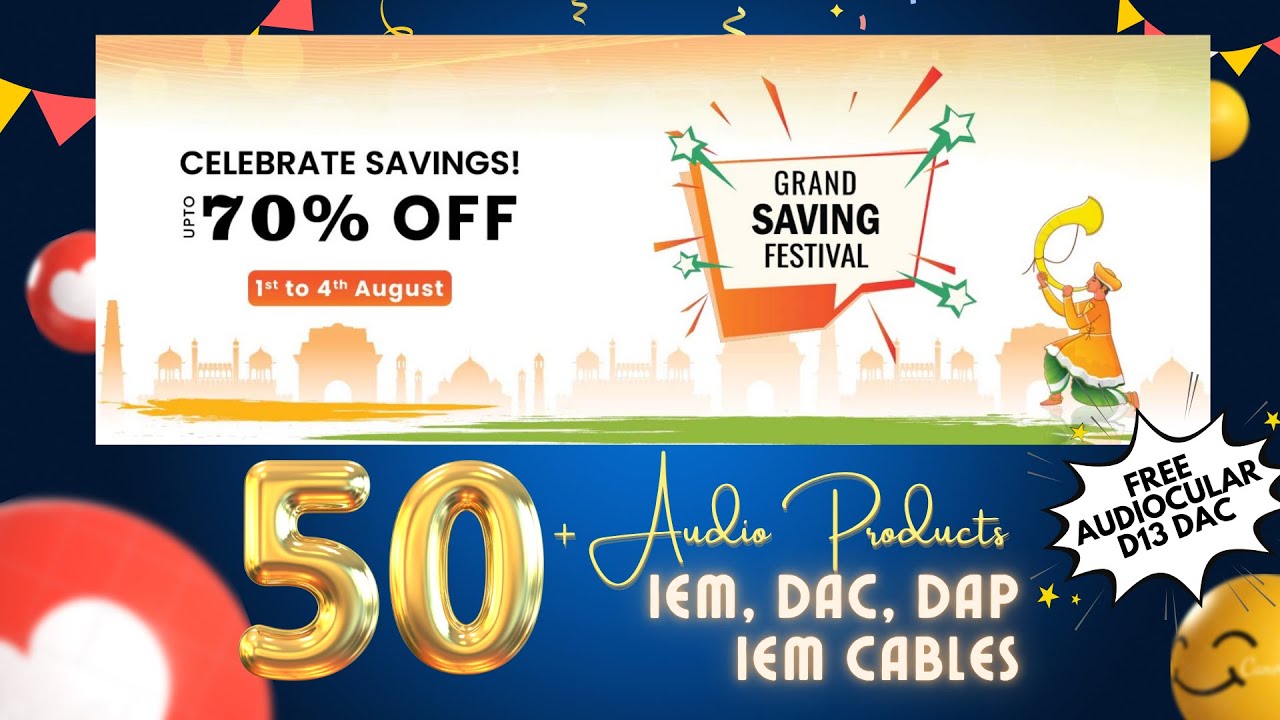 Best 50+ Audio Products (IEM Earphones & DAC) in Concept Kart Grand Saving Festival Sale in Tamil