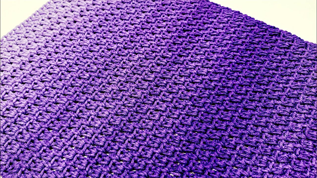 Quick and Easy Crochet Stitch Tutorial - Mini Brick Stitch