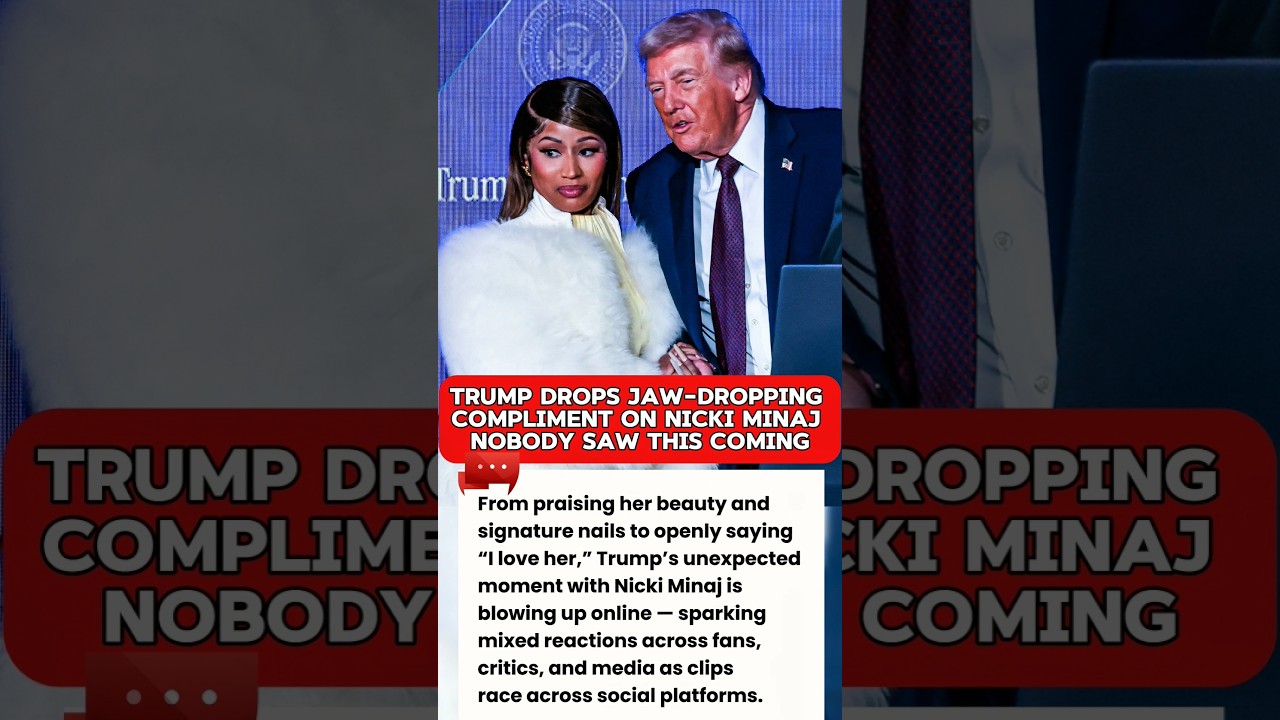 Trump Stuns Fans With Surprise Nicki Minaj Praise &ldquo;I Love Her, She&rsquo;s Beautiful!&rdquo; #trump  #nickiminaj