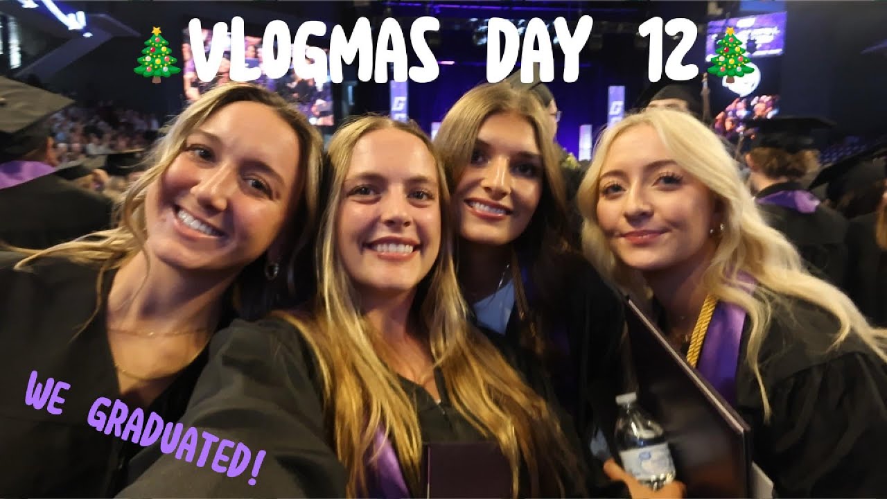 I graduated college👩‍🎓📚 || Vlogmas Day 12