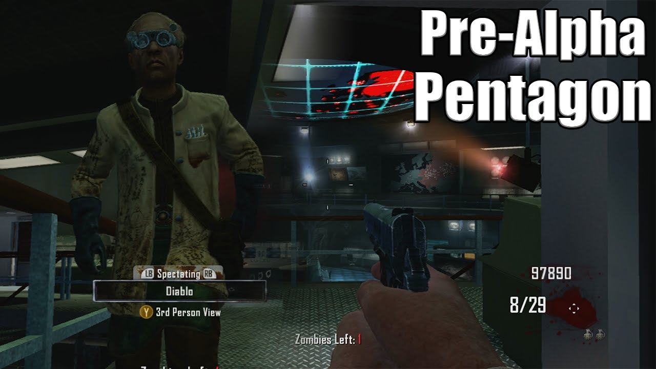 CoD: Black Ops II - Pentagon DLC 5 (Pre-Alpha) Zombies Chronicles (Xbox 360)