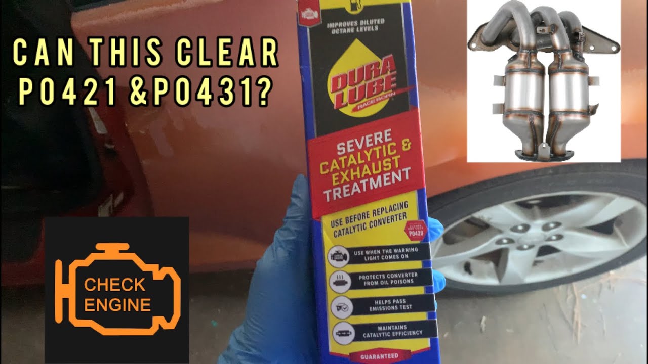 CAN DURALUBE SEVERE CAT TREATMENT  CLEAR P0421 & P0431#4g #diy #josesdiy #catalyticconverter 