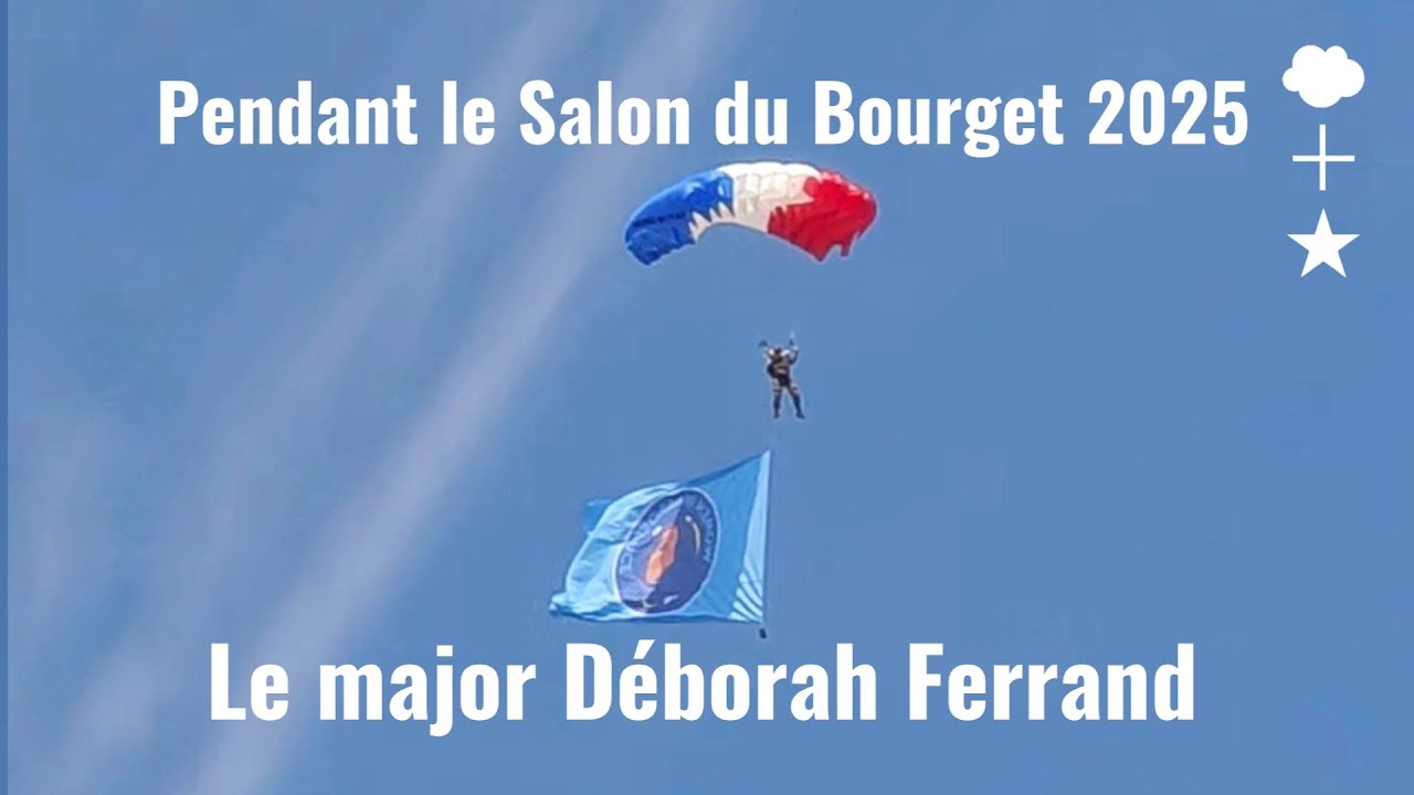 Embarquement avec le major Déborah Ferrand pendant le Salon du Bourget 2025