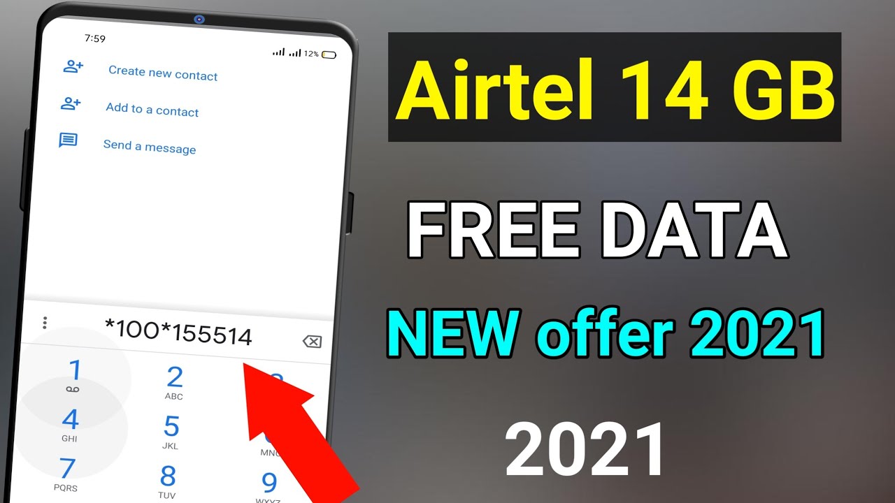 airtel free data | airtel free data 14gb 2021 | airtel free data offer 2021| airtel free net 2021