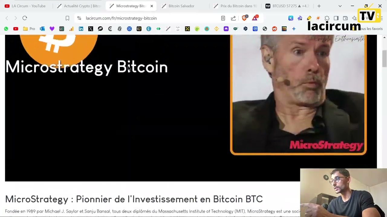 5) 1) Le Bitcoin c) Son prix