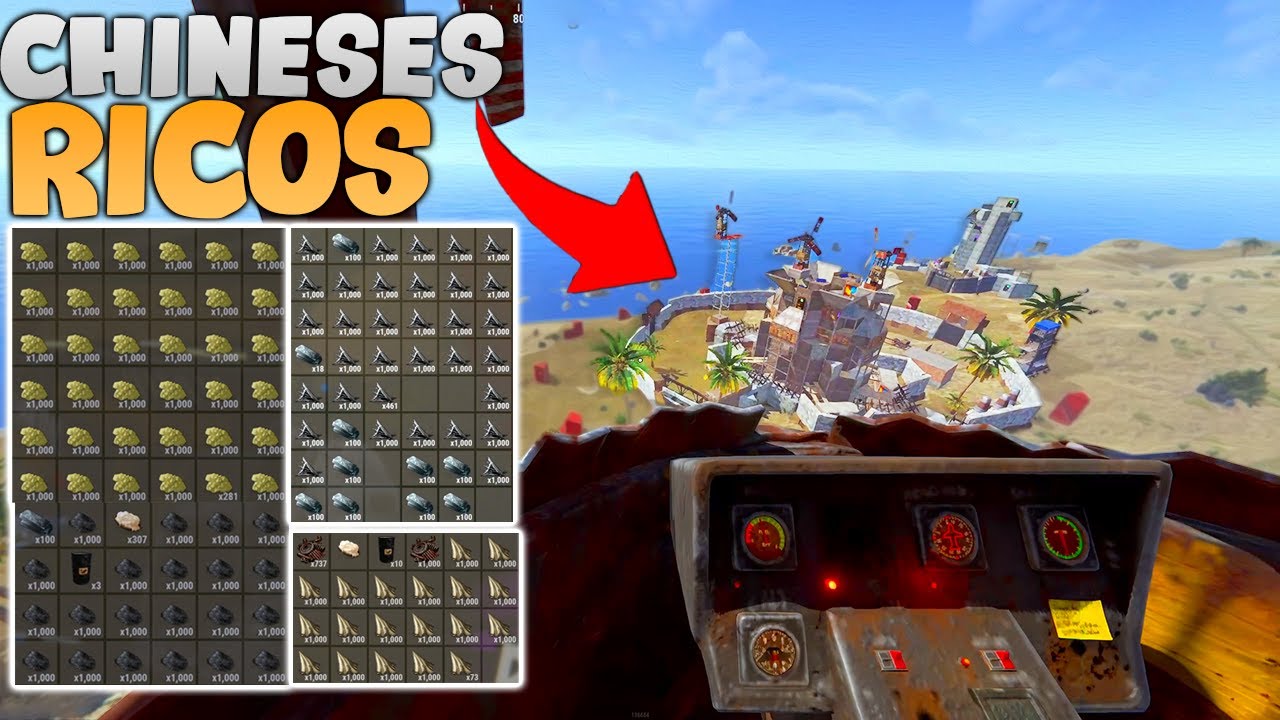ESSE É O VERDADEIRO LOOT DE UM TIME INTEIRO DE CHINESES NO RUST (parte 2)
