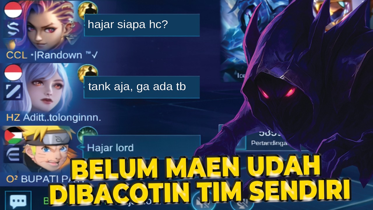 LANGSUNG KASIH PAHAM❗️DIBACOTIN SAMA TEAM SENDIRI LANGSUNG PEMBUKTIAN | MLBB