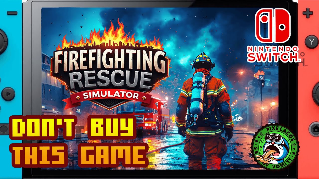 Firefighting Rescue Simulator - (Nintendo Switch 1) - Framerate & Gameplay - 4K
