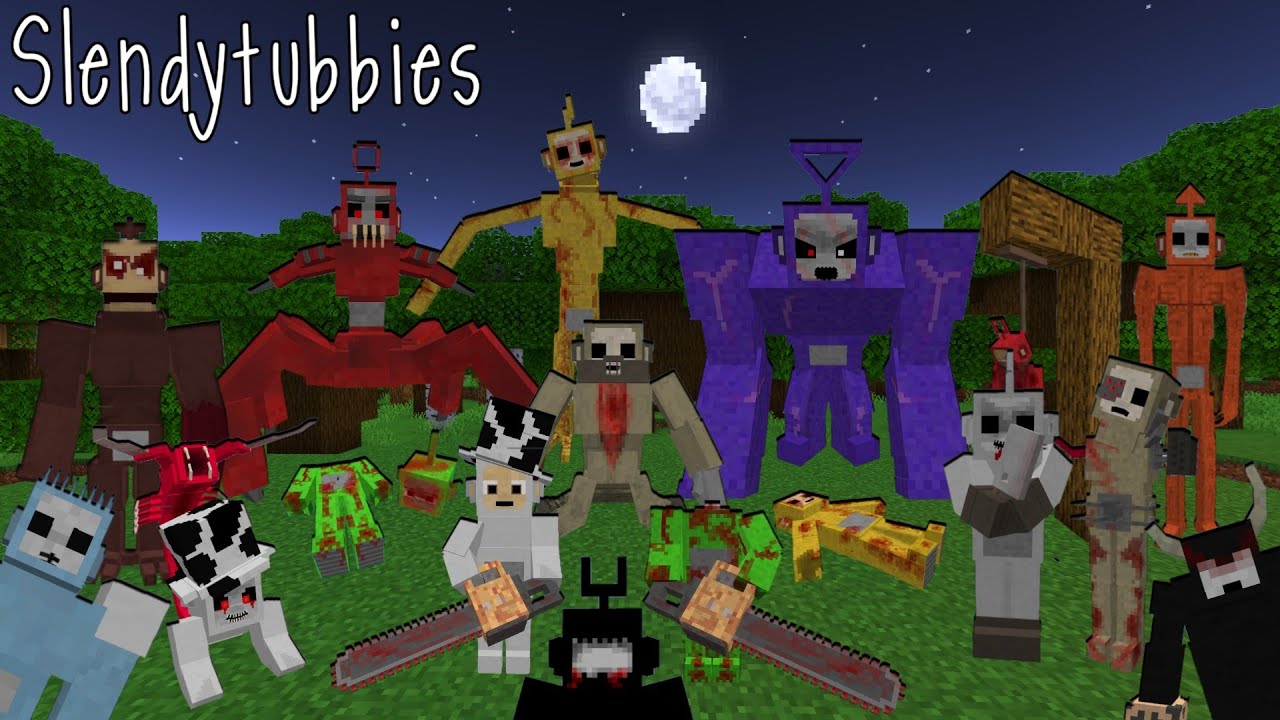 ADDON SLENDYTUBBIES REMASTERED ALPHA (HORROR) DI MCPE !! - 5th Anniversary