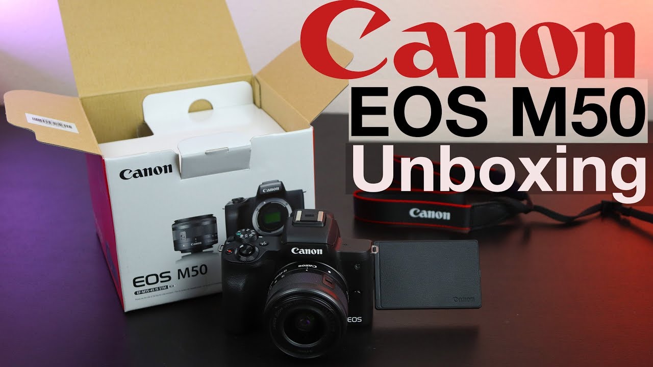 Canon EOS M50 Unboxing