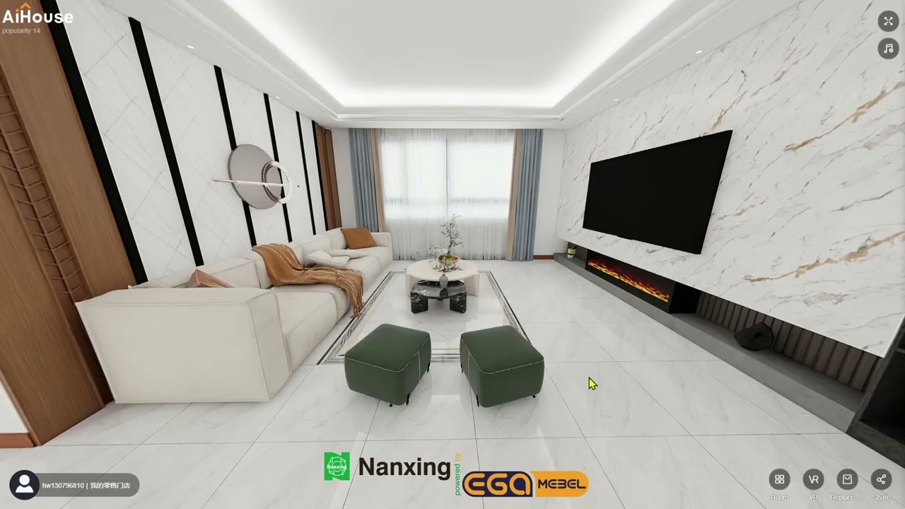 AI House (день второй урок 1) - Настройка плитки стен и потолков