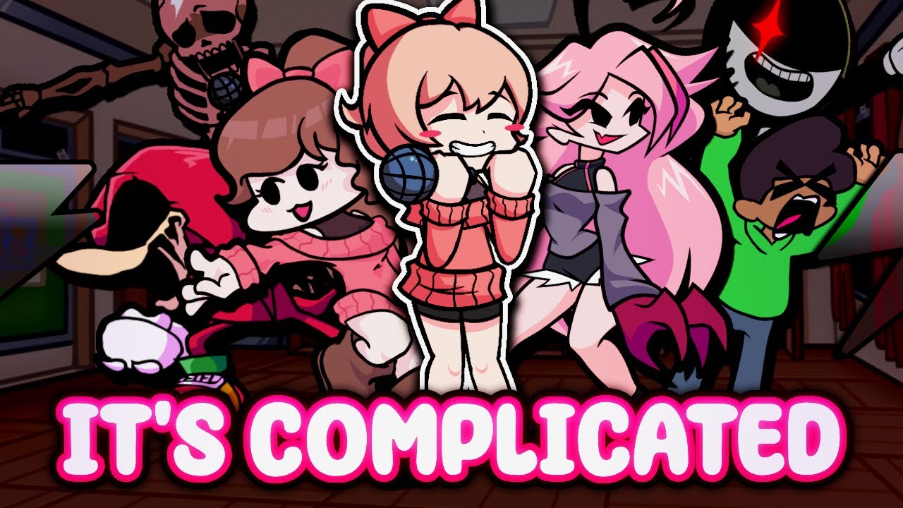 IT'S COMPLICATED Sayo Mix but Every Turn a Different Character Sings 🎶⚡ (FNF DDTO Everyone Sings It)