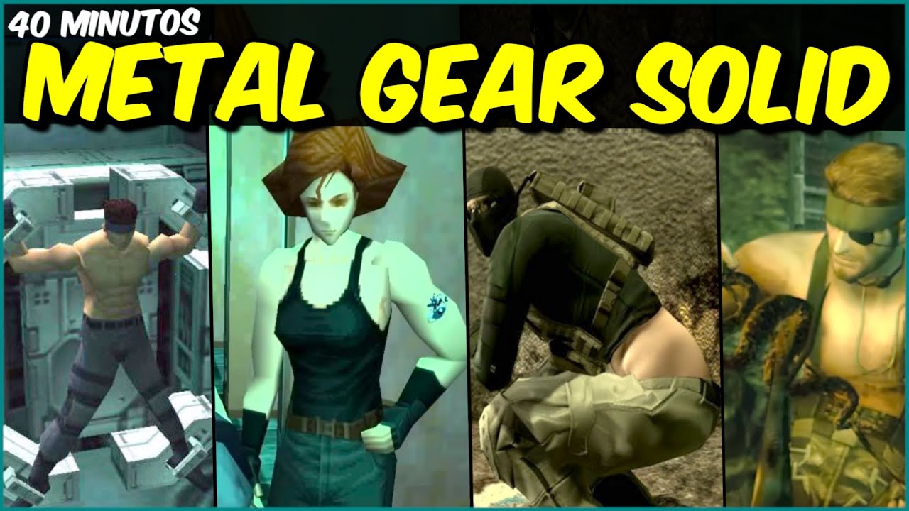 40 Min de SEGREDOS, EASTER EGGS e CURIOSIDADES sobre METAL GEAR SOLID GAMES