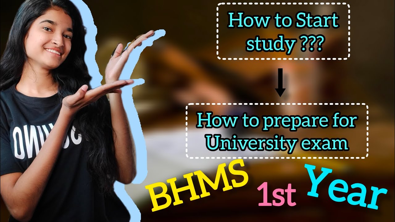 How to study to how to prepare for university exam || BHMS 1st year|| from basics||📚📖👩‍🎓