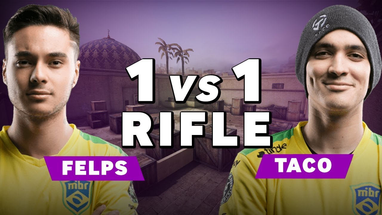 MIBR TACO vs felps - CS:GO RIFLE 1vs1