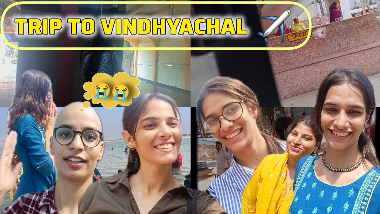 Trip to Vindhyachal ✈️ 🚃 #Part 1|Fun|masti😂 || TRIPTI TRIPATHI