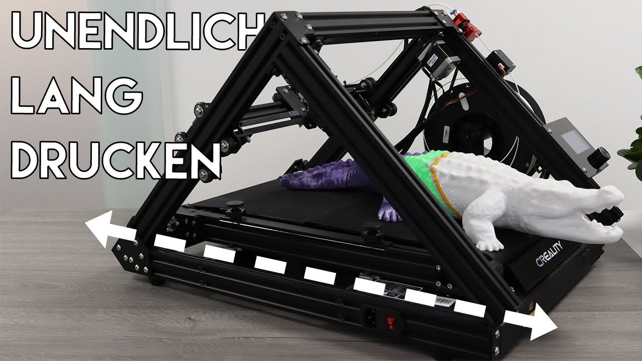 Drucken wie am Fließband mit Naomi Wu's 3D Printmill: Creality CR-30 Test