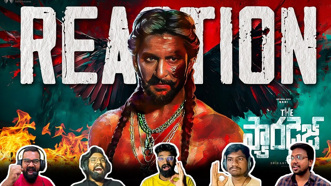 🔥The Paradise Glimpse Reaction🤯 | Nani | Srikanth Odela | Anirudh