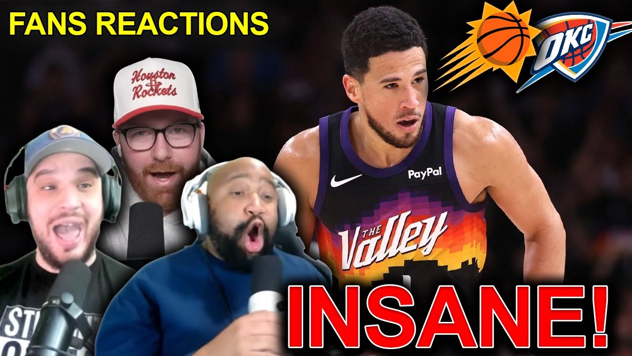 NBA fans reaction to Devin Booker’s GAME WINNER as the Suns beat OKC Thunder 😱