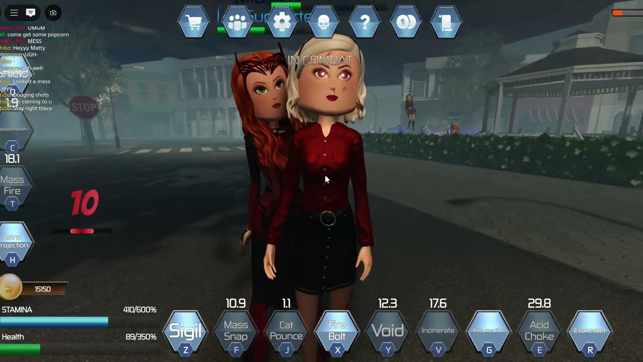 Sabrina Spellman/Wanda Maximoff(toxic) auto gameplay in Realms Of The Multiverse