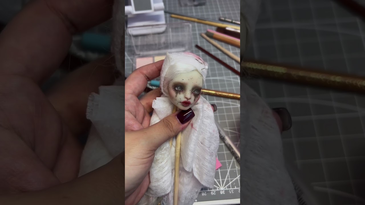 #допосле #многоработ #ооак #doll #процессработы #makeup