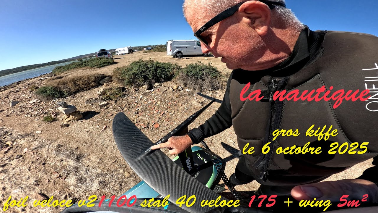 wingfoil la nautiqe - combo foil veloce v2 1100  + stab 40  veloce 175 + 5 m²
