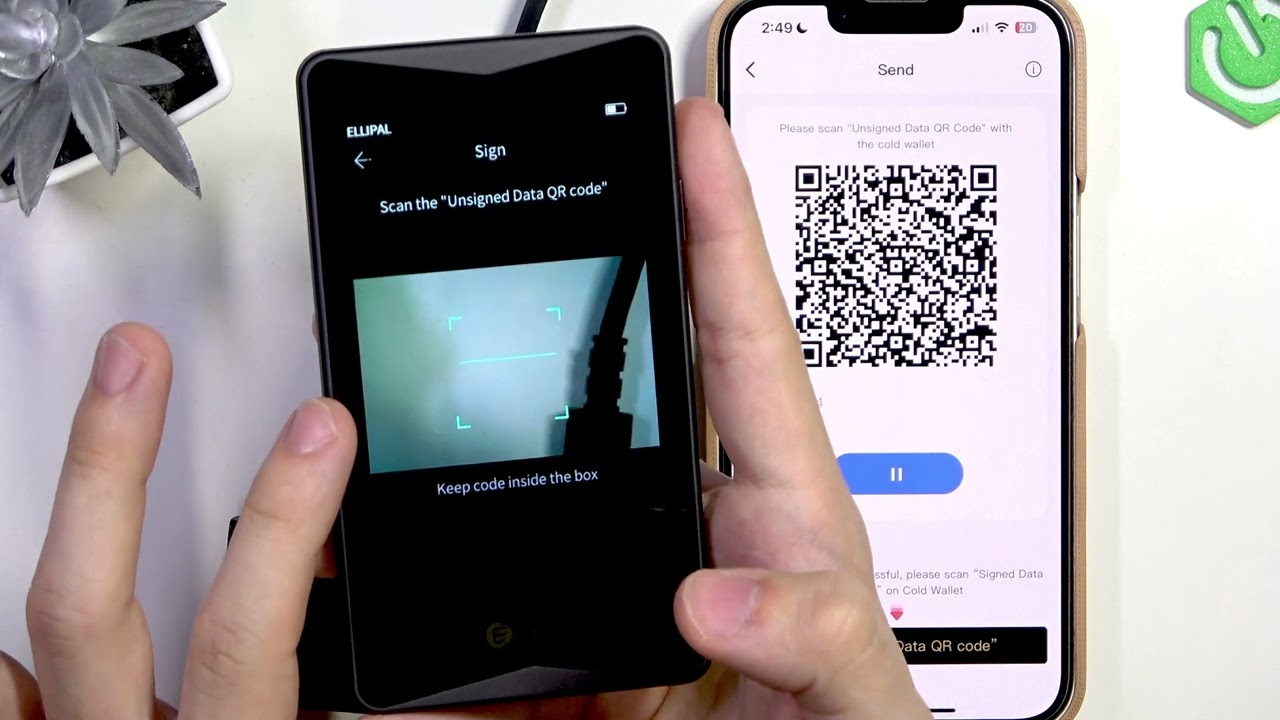 Ellipal Titan 2.0 &ndash; How to Send Crypto