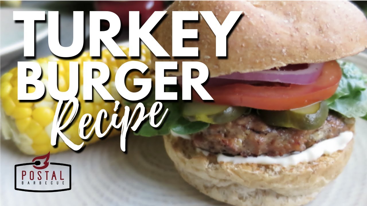 Turkey Burger Recipe - How To Make Turkey Burgers on the BBQ
