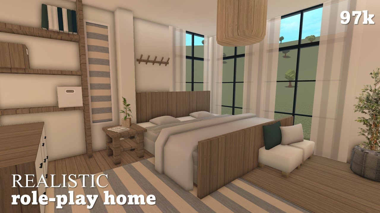 BLOXBURG: one story realistic summer ROLEPLAY home 97k | speedbuild + tour | Leqhhx