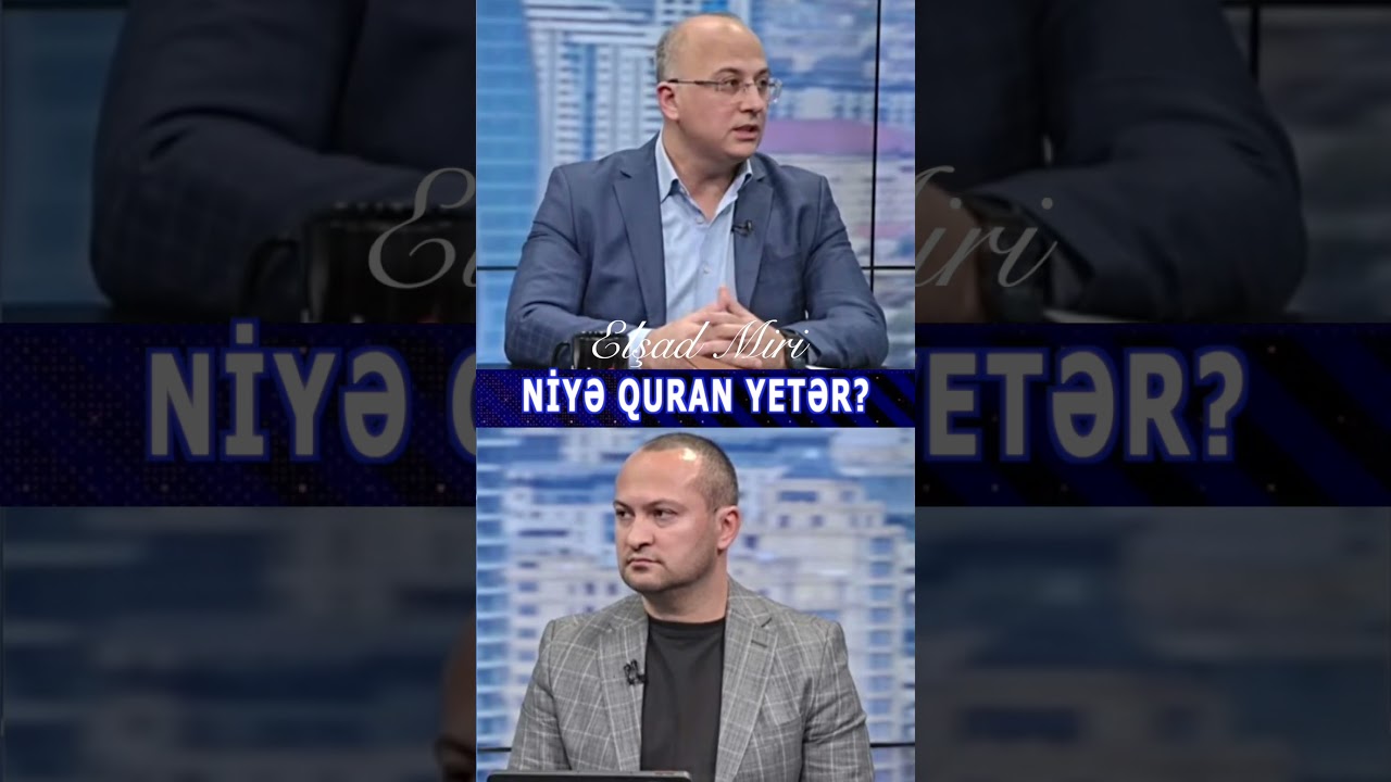 Sizin m&uuml;əlliminiz kimdi? Niyə təkcə Quran?#quran #islam #yasin #elşadmiri #dinş&uuml;nas #ilahiyyat&ccedil;ı